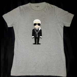 Gray Karl Lagerfeld Shirt